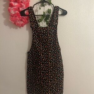Floral Black Dress